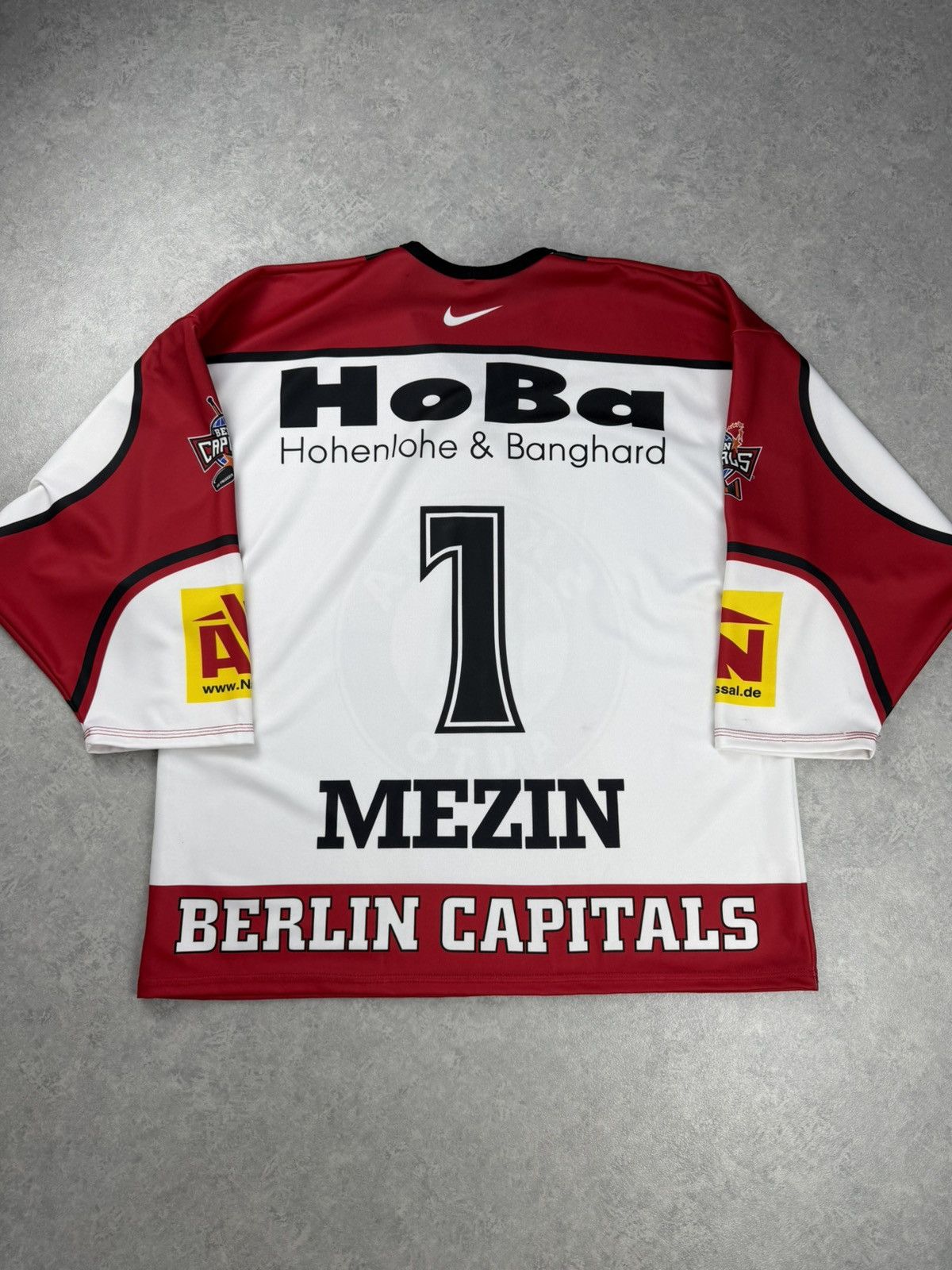 Nike Berlin Capitals Mezin #1 Hockey Jersey XL Size US XL / EU 56 / 4 - 10 Thumbnail