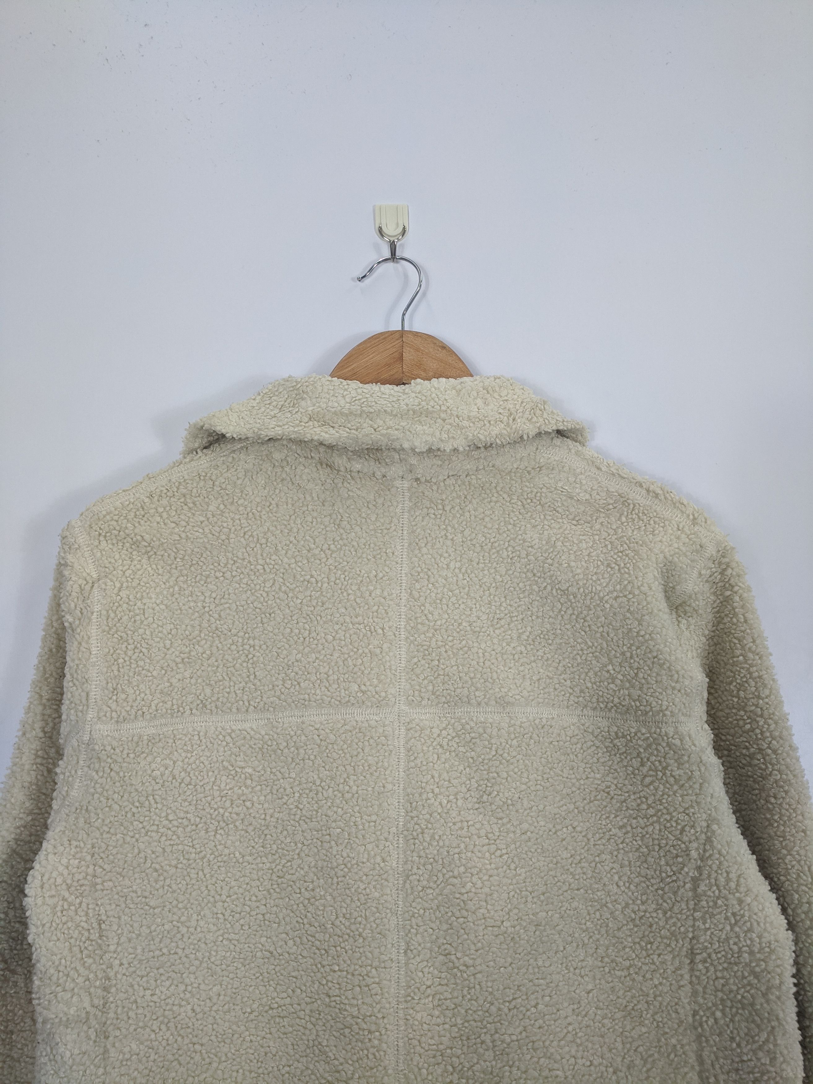 If Six Was Nine Vintage Uniqlo Fleece Blazer Coat J0354 Size 38S - 4 Thumbnail