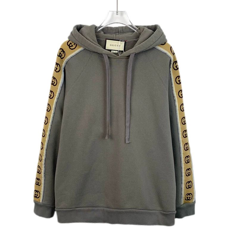 Gucci Gucci Gray double G reflective string label cotton hooded s Size US S / EU 44-46 / 1 - 1 Thumbnail