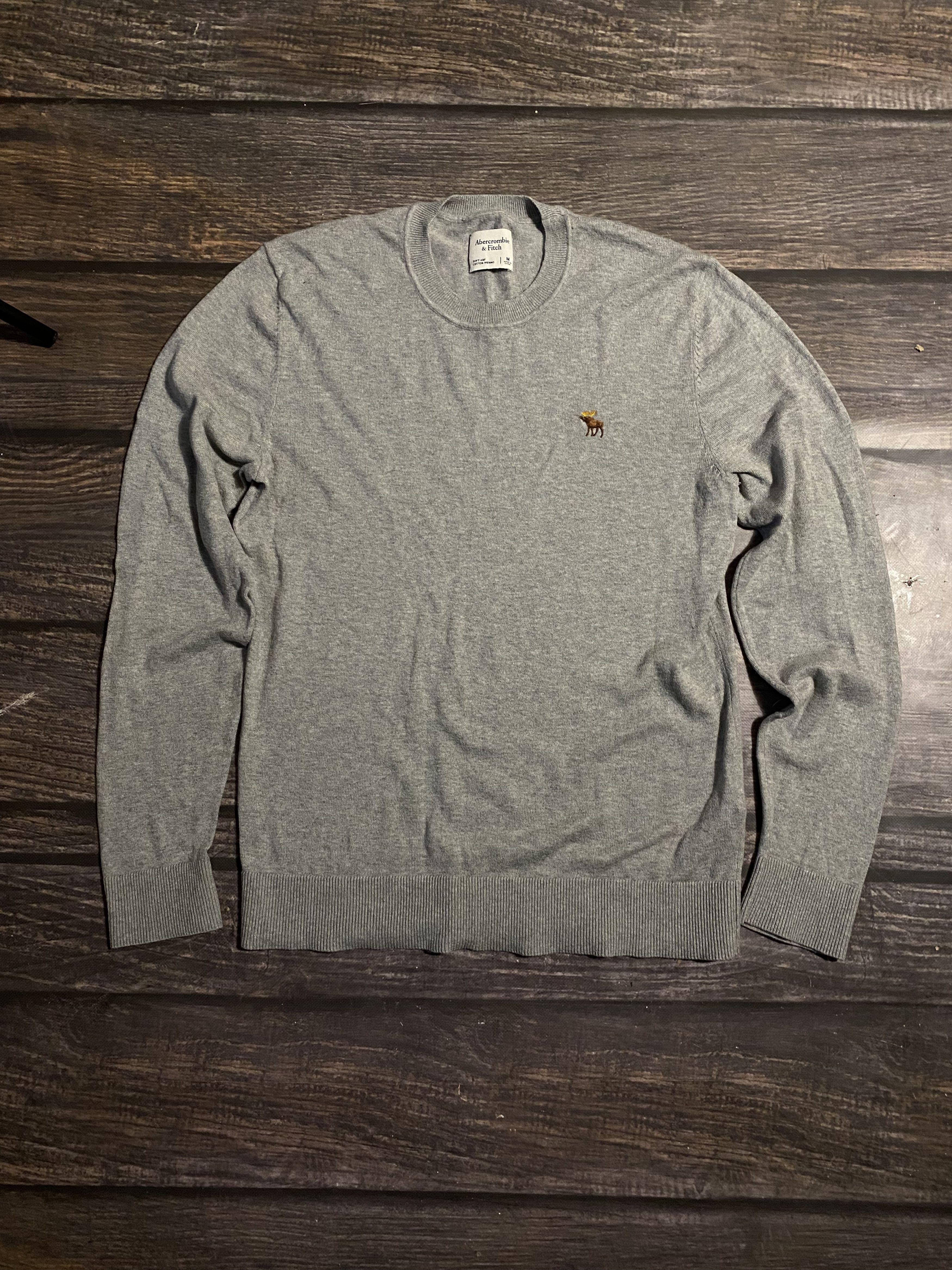 Abercrombie Fitch Wool/Cotton Basic Sweater