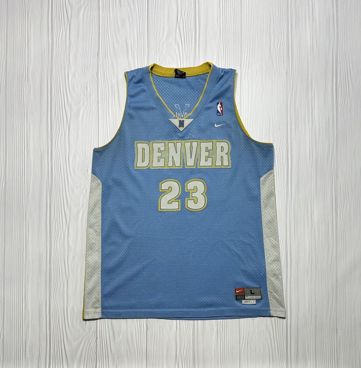 NBA Vintage Nike NBA Marcus Camby #23 Denver Jersey Size US L / EU 52-54 / 3 - 2 Thumbnail