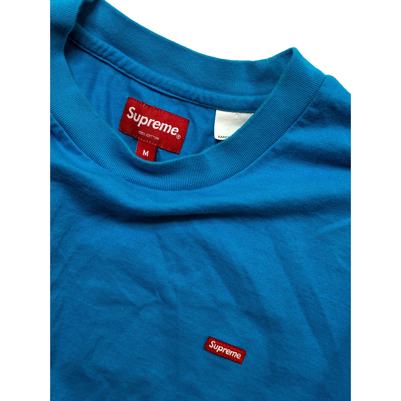 Supreme Supreme Small Box Logo Blue & Red Tee Size US M / EU 48-50 / 2 - 3 Thumbnail