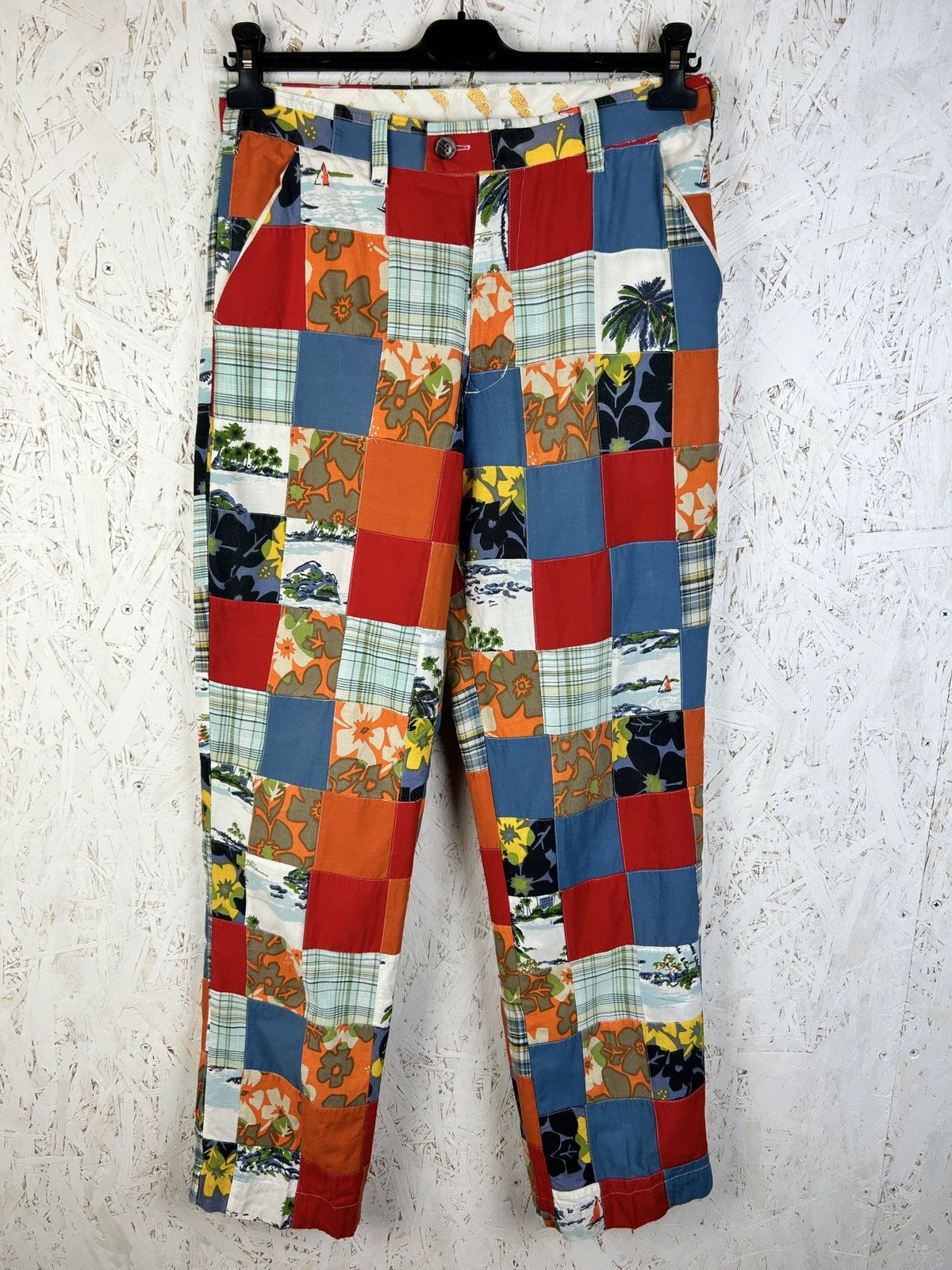 Japanese Brand Vintage Patchwork Loud Mouth Golf Trousers Pants 32/32 Size US 32 / EU 48 - 1 Thumbnail