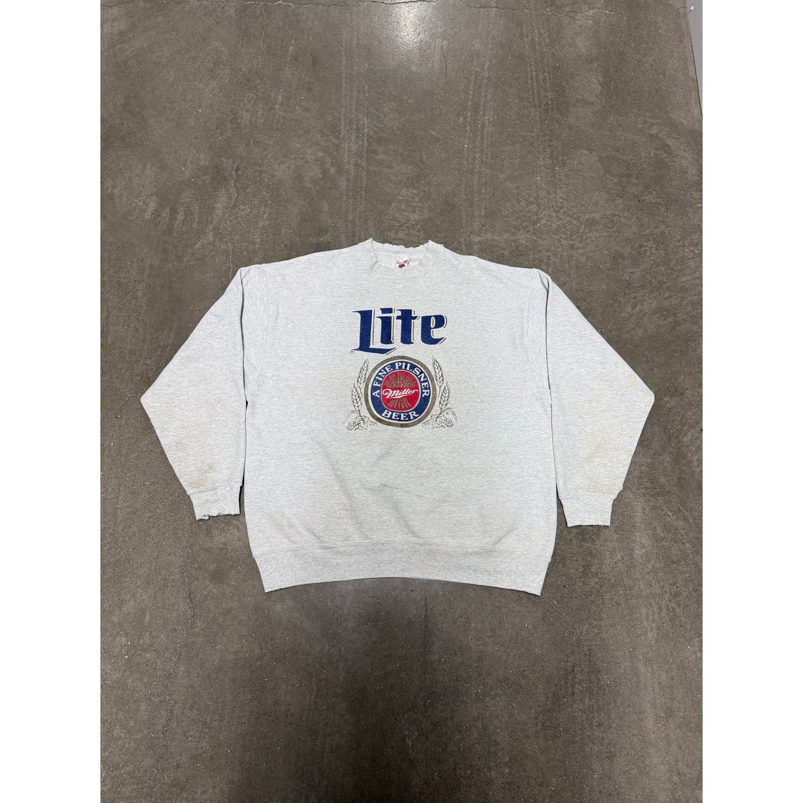 Vintage Vintage Y2K 90s Distressed Miller Lite Crewneck Size US XL / EU 56 / 4 - 1 Thumbnail