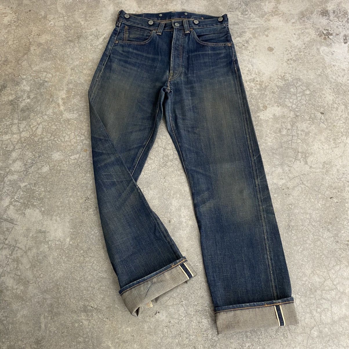 Levi's Vintage Levis 501XX Big E LVC Buckle Back Selvedge Jeans Size US 30 / EU 46 - 1 Thumbnail