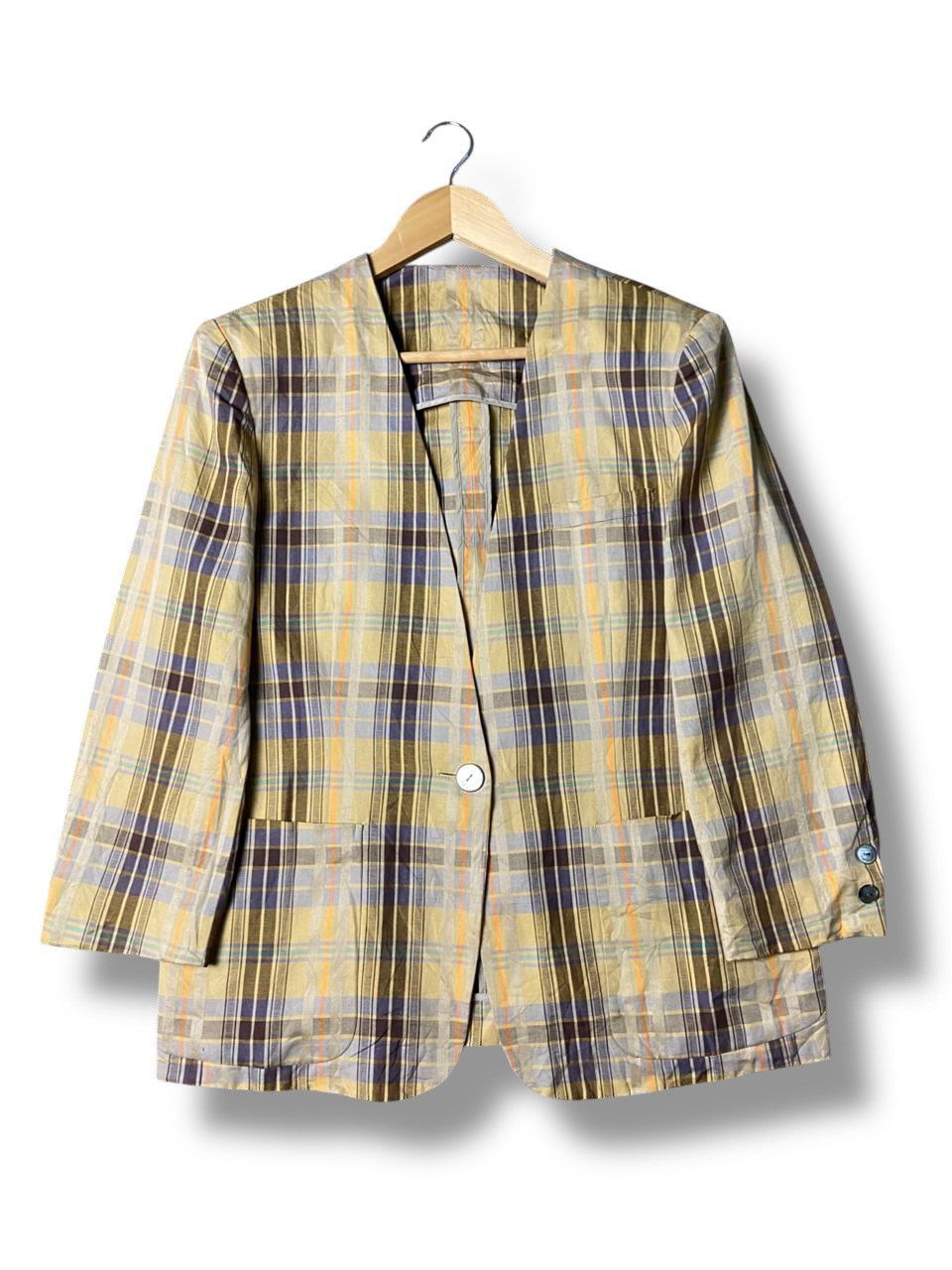 Burberry Prorsum Burberry’s Prorsum Checked Blazer (142) Size US XXS / EU 40 - 1 Thumbnail