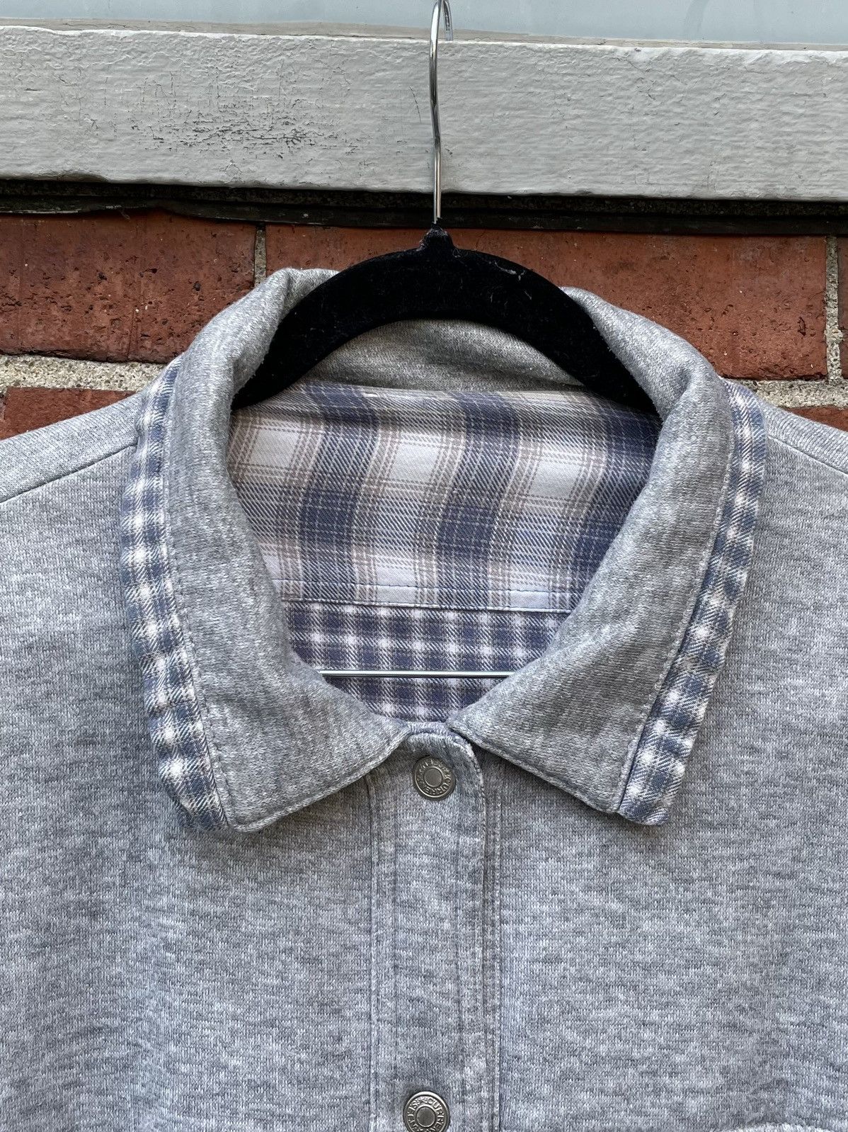 Vintage Vintage Current Seen Jacket Men XL Blue Reversible Plaid Size US XL / EU 56 / 4 - 8 Thumbnail