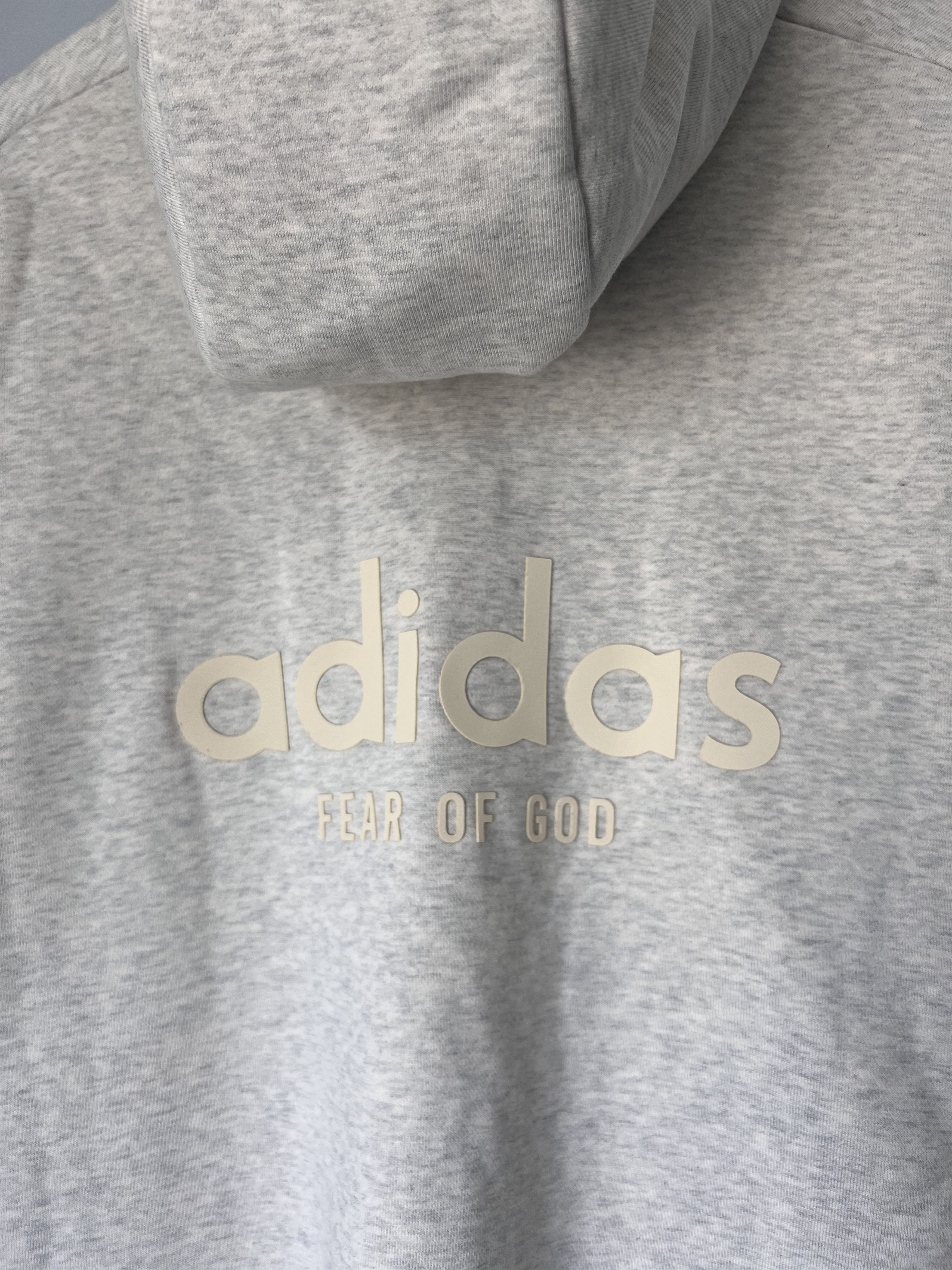 Adidas × Fear of God Adidas Fear of God Athletics Heather Hoodie in Oatmeal Size US L / EU 52-54 / 3 - 7 Thumbnail