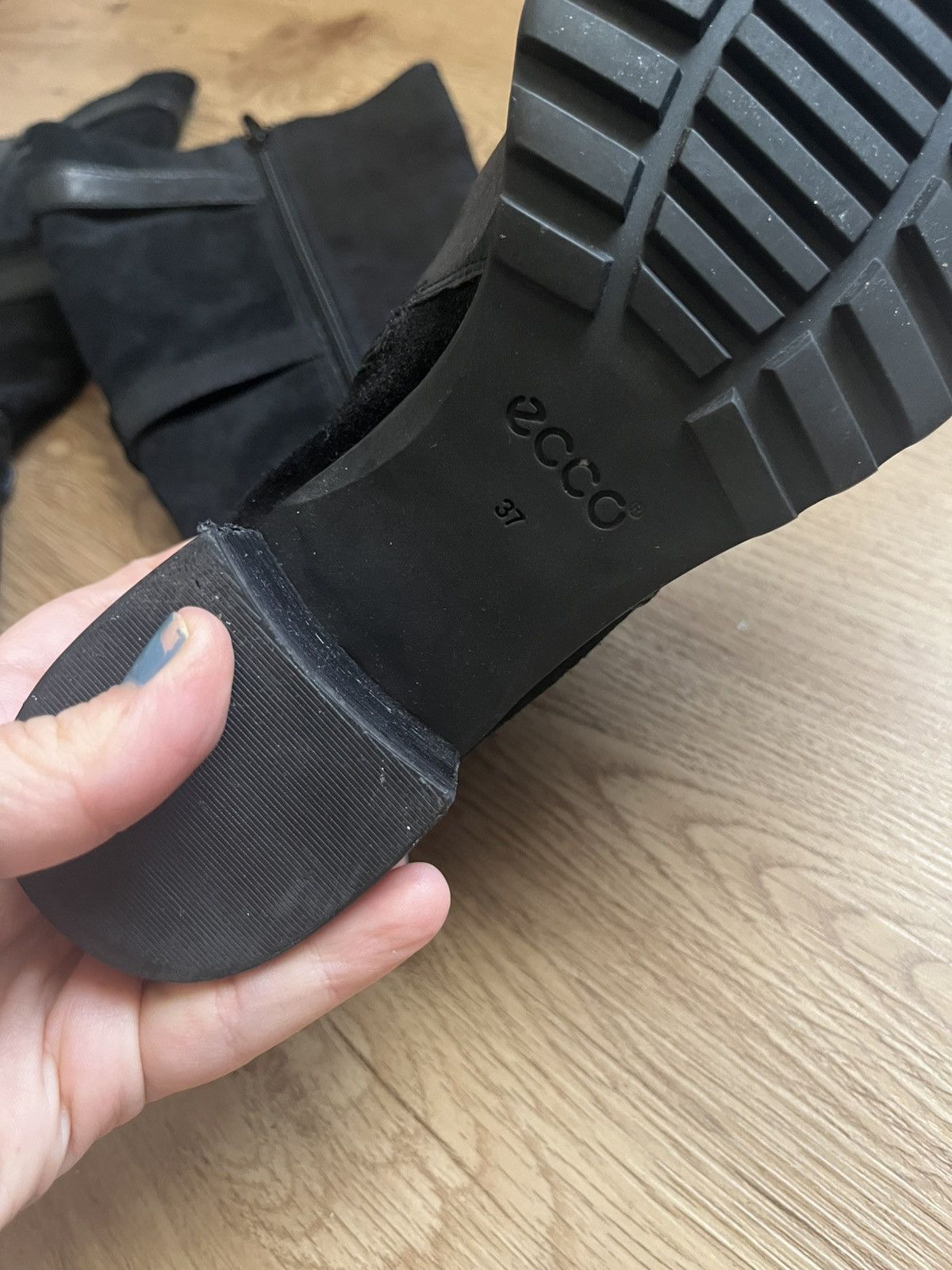 Ecco Black “it girl” boots Size US 6.5 / IT 36.5 - 3 Thumbnail