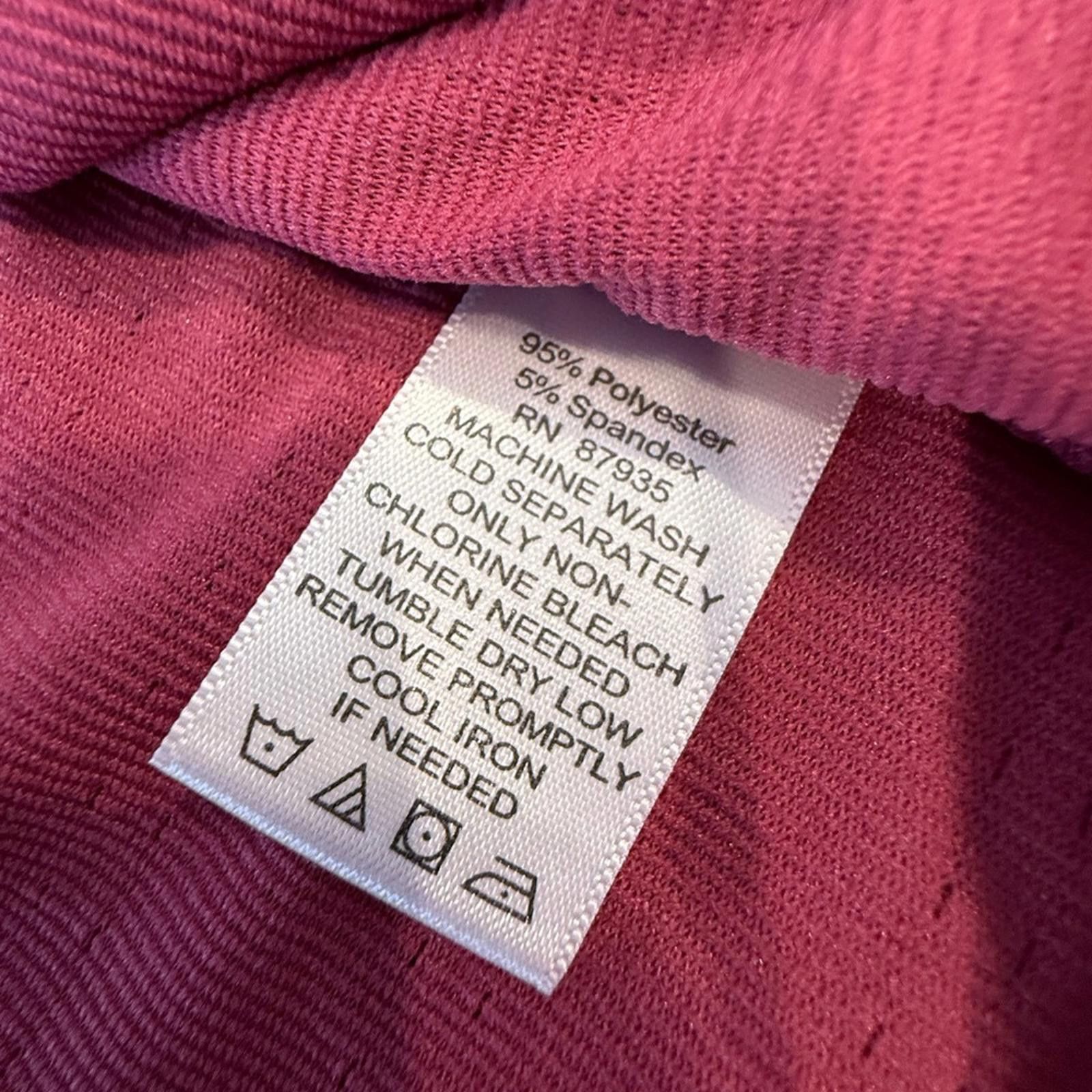 Other Simonton Says burgundy pink crinkle cardigan SZ XS Size XS / US 0-2 / IT 36-38 - 6 Thumbnail
