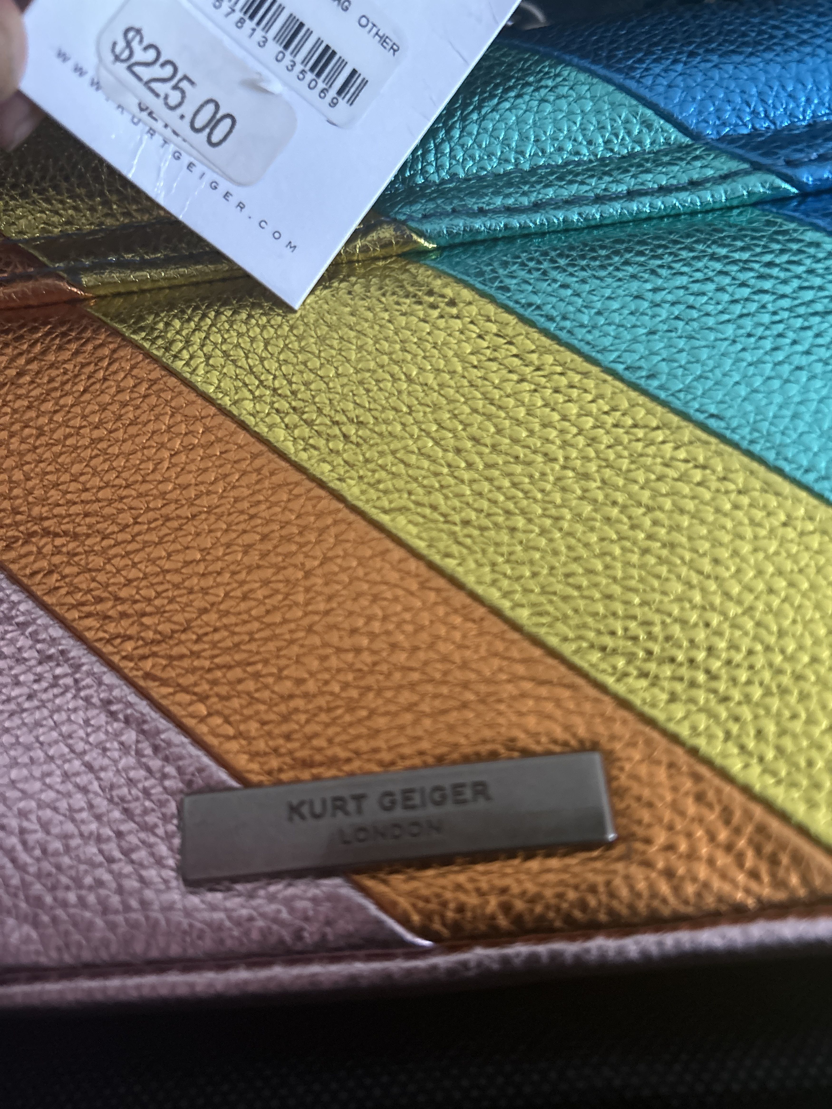 Kurt Geiger MINI LEATHER KENSINGTON BAG Size ONE SIZE - 3 Thumbnail