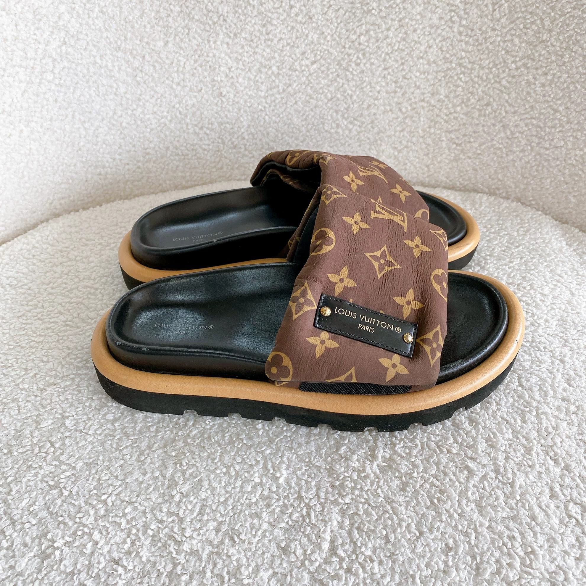 Louis Vuitton Louis Vuitton Monogram Slippers EU 37 Size US 6.5 / IT 36.5 - 3 Thumbnail