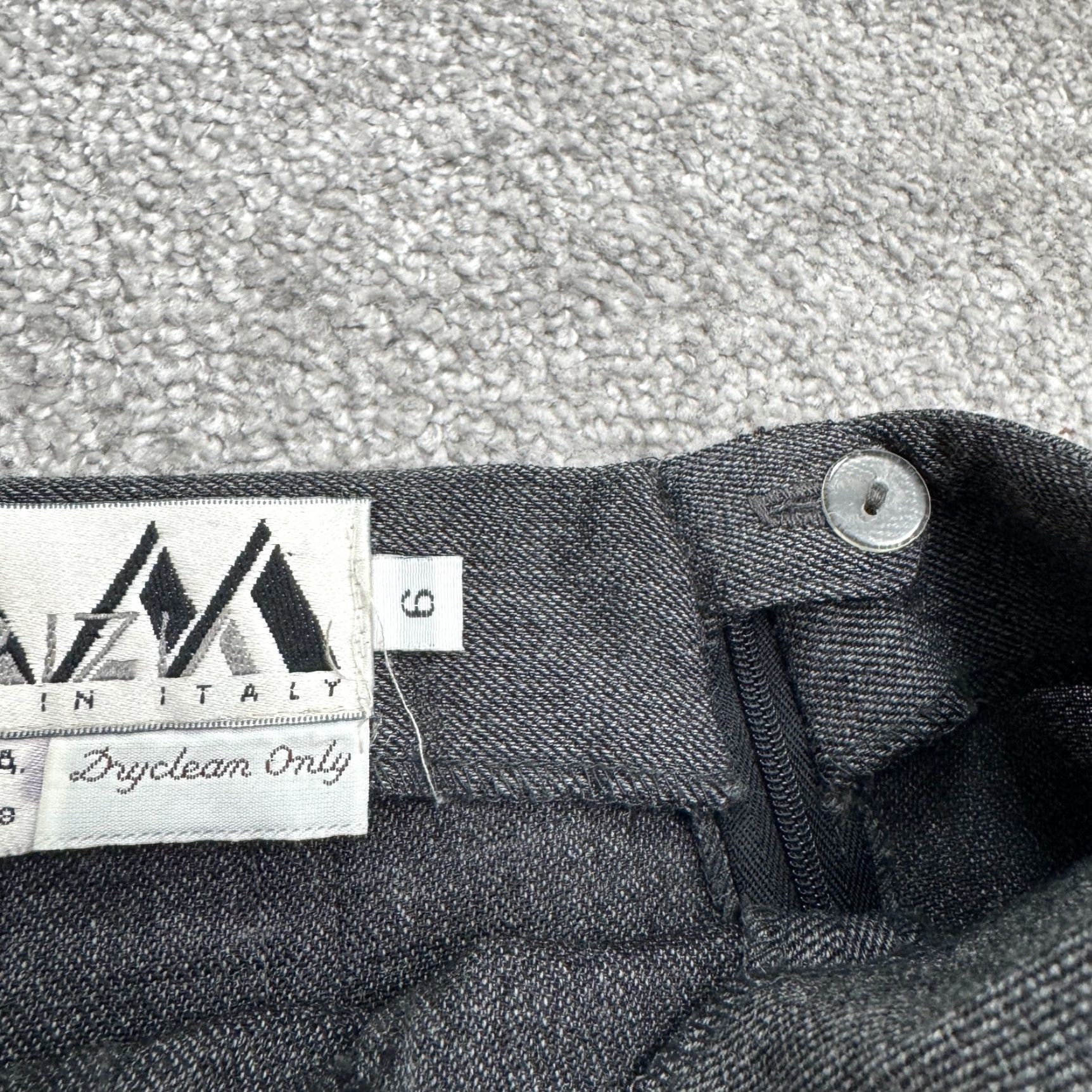 Vintage VINTAGE KAZA Skirt Women 6 Pencil Wool Charcoal Gray Knee Length Workwear 90s Classic Size 28" / US 6 / IT 42 - 7 Thumbnail