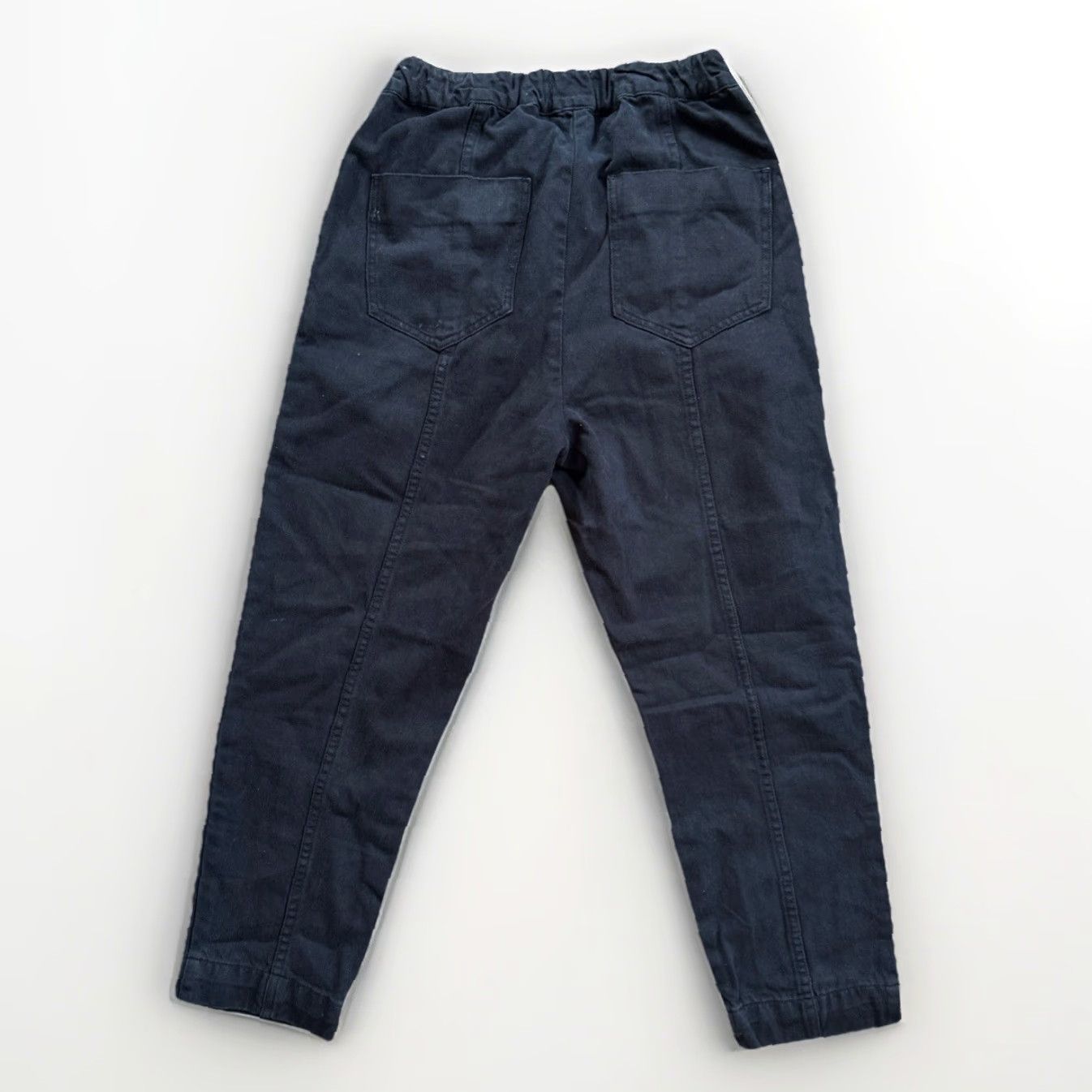 Vintage Hatch Maternity Jeans Pants Women Sz S Black Denim Stretch 5-Pocket Inseam 24 Cropped Comfort Elastic Waist Mid Rise Utility Denim Size 28" / US 6 / IT 42 - 4 Thumbnail