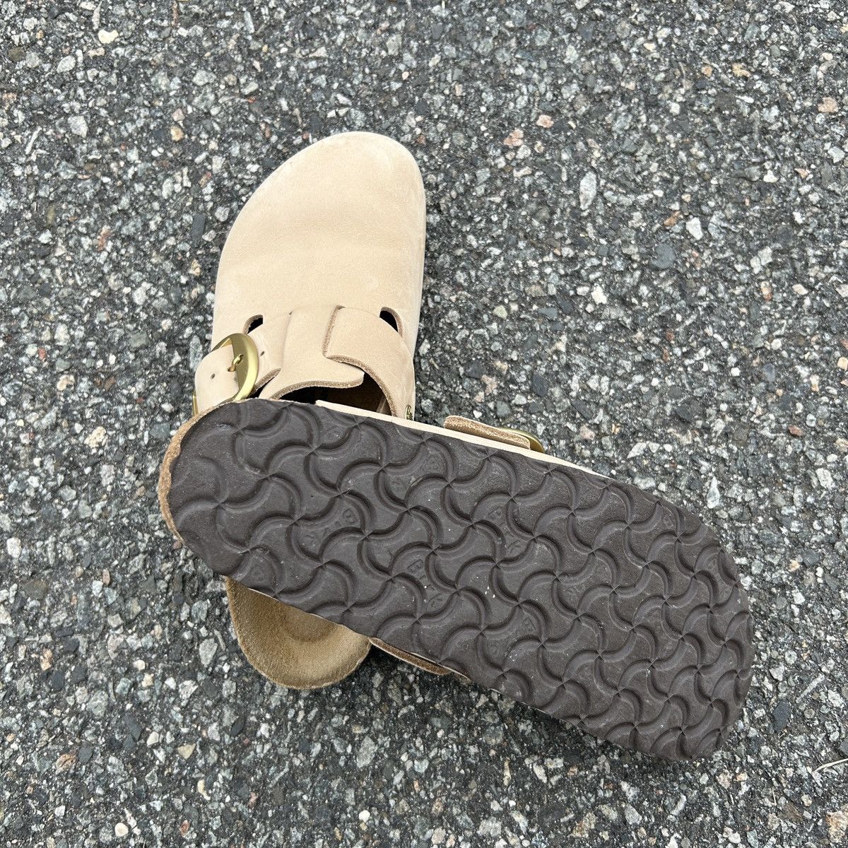 Birkenstock Birkenstock Boston Big Buckle Nubuck Sandcastle Size US 8 / IT 38 - 5 Thumbnail