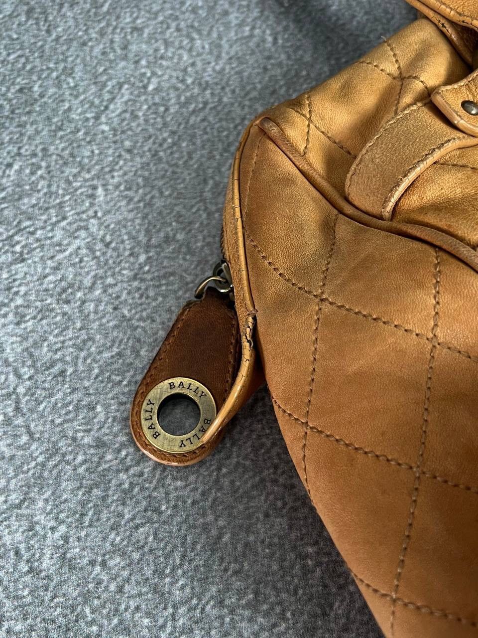 Bally Bally Vintage 90's Luxury Leather Retro Handle Bag Size ONE SIZE - 8 Thumbnail