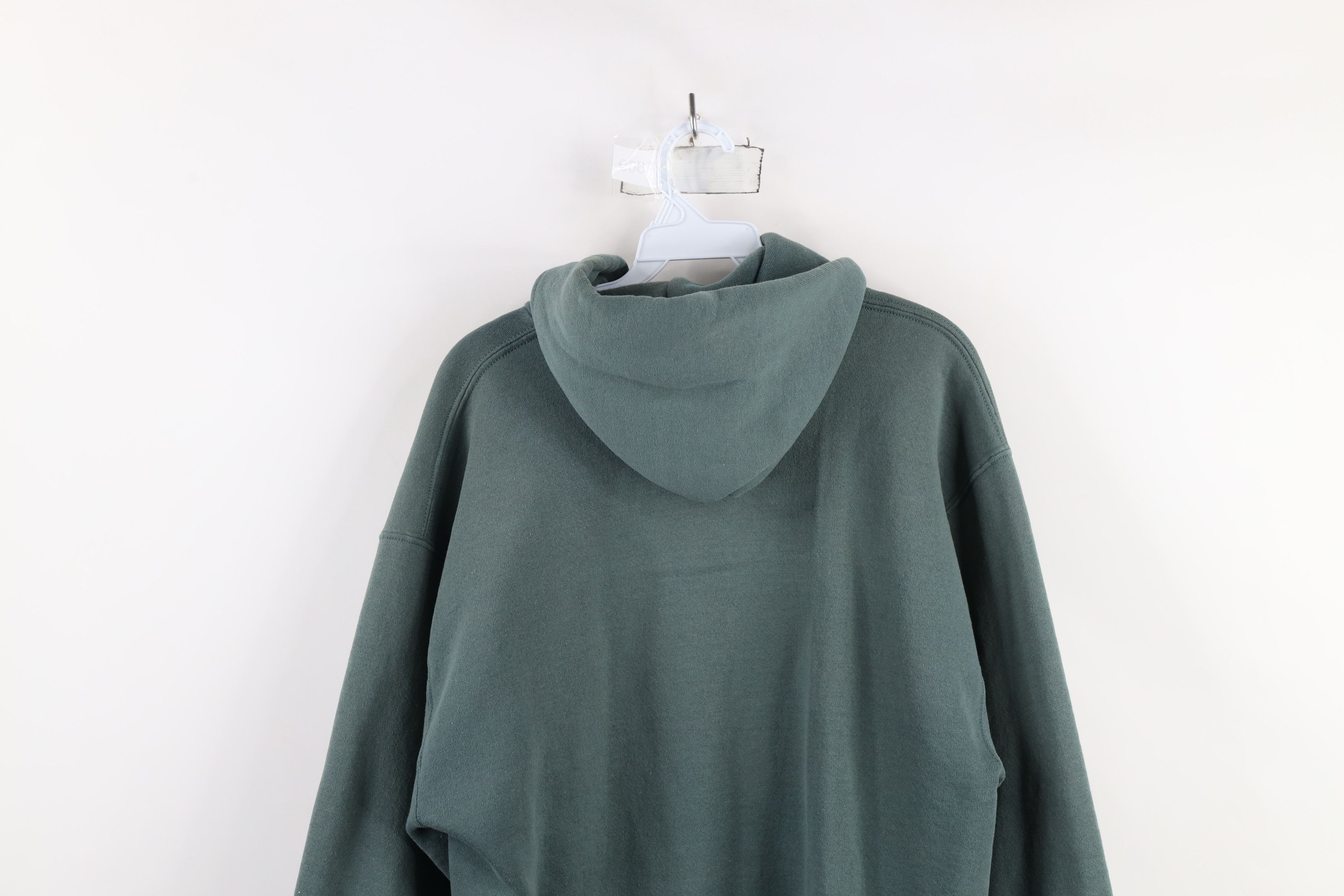 Russell Athletic × Vintage Vintage 90s Russell Athletic Hoodie Sweatshirt Light Green Size US L / EU 52-54 / 3 - 15 Thumbnail