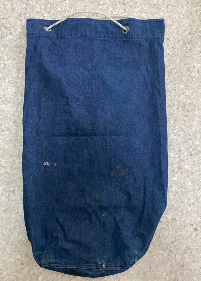Vintage Vintage Sailor Denim Bag 1940s Size ONE SIZE - 9 Thumbnail