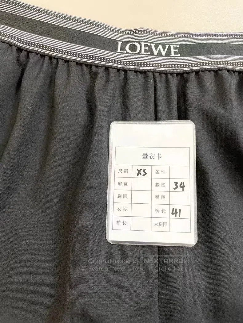 Loewe LOEWE size XS Black shorts, wool material Size 42" / US 20 - 5 Thumbnail
