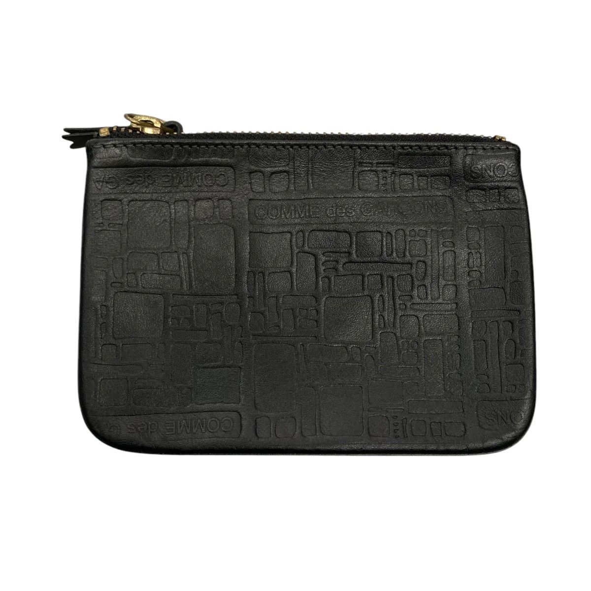 Comme des Garcons Embossed Logo Zip Up Pouch Size ONE SIZE - 1 Thumbnail