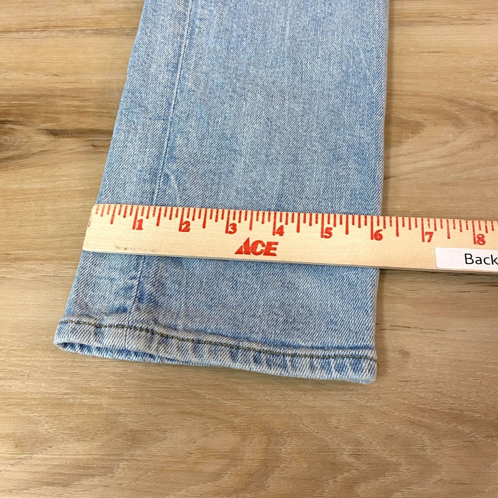 Vintage American Eagle Jeans Mens Slim Denim 29x30 Light Wash Distressed Pockets Comfort Distressed 29x30 Mens Jeans Slim Fit Denim Blue Size US 29 - 7 Thumbnail