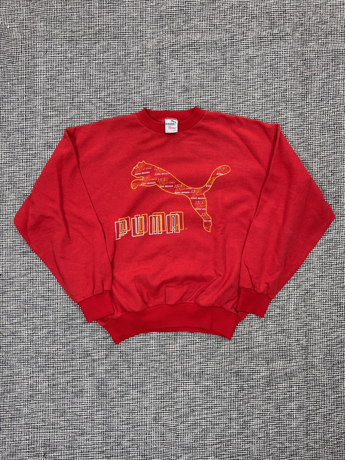 Puma ➕ rare 90s puma Boris Becker boxy sweatshirt Size US M / EU 48-50 / 2 - 1 Thumbnail