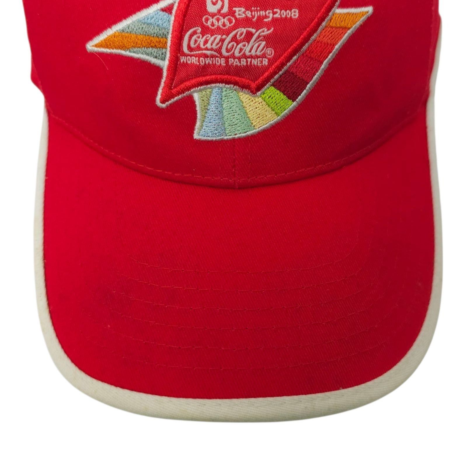 Other 2008 Coca Cola Beijing Olympics Adjustable Embroidered Cap Size ONE SIZE - 7 Thumbnail
