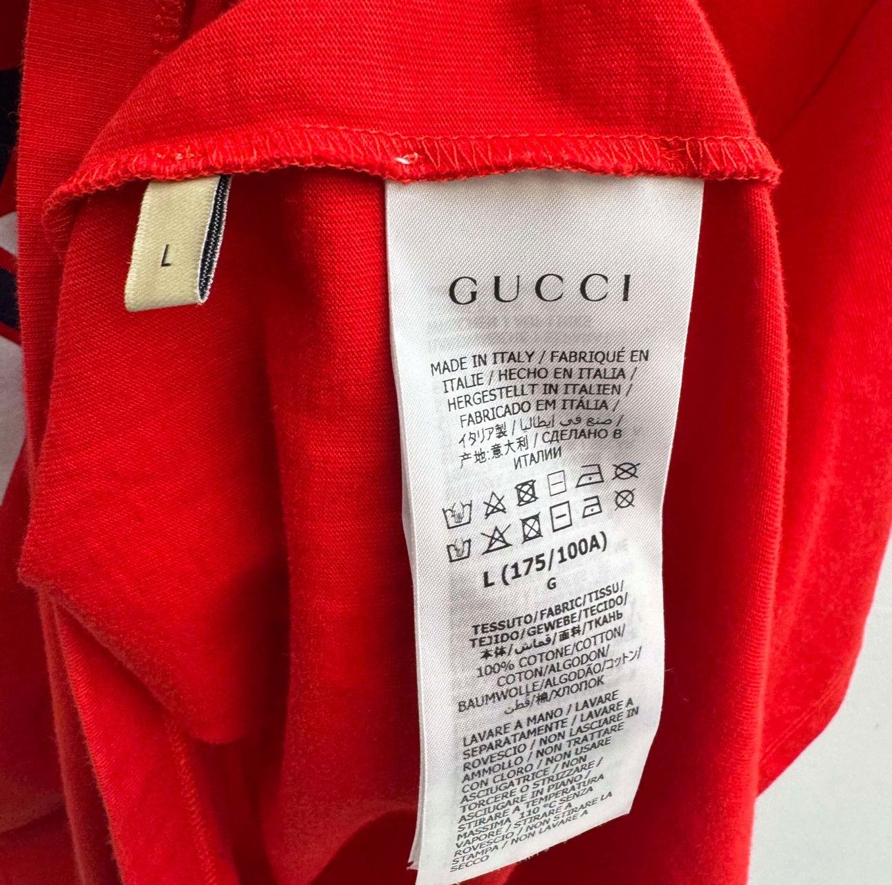 Gucci Gucci Lock Logo T-Shirt Size US L / EU 52-54 / 3 - 4 Thumbnail