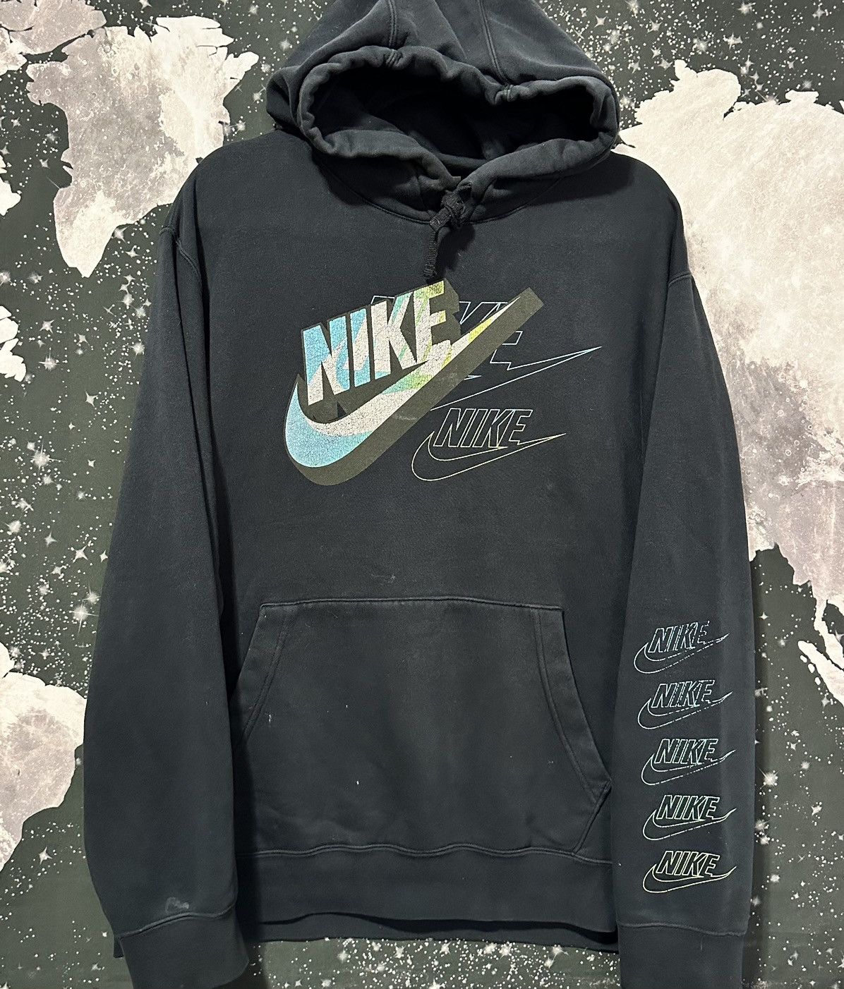 Nike Nike Futura Mash hoodie Size US XL / EU 56 / 4 - 1 Thumbnail