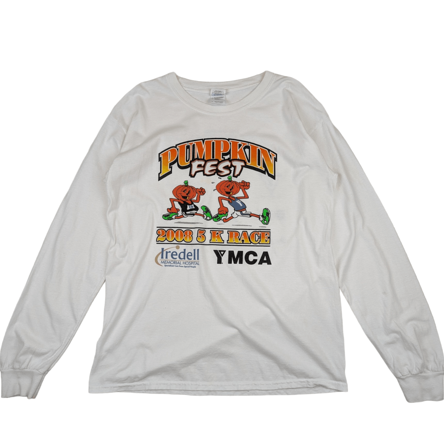 Gildan 2008 PUMPKIN FEST Run Marathon Long Sleeve T-Shirt Size US M / EU 48-50 / 2 - 2 Thumbnail