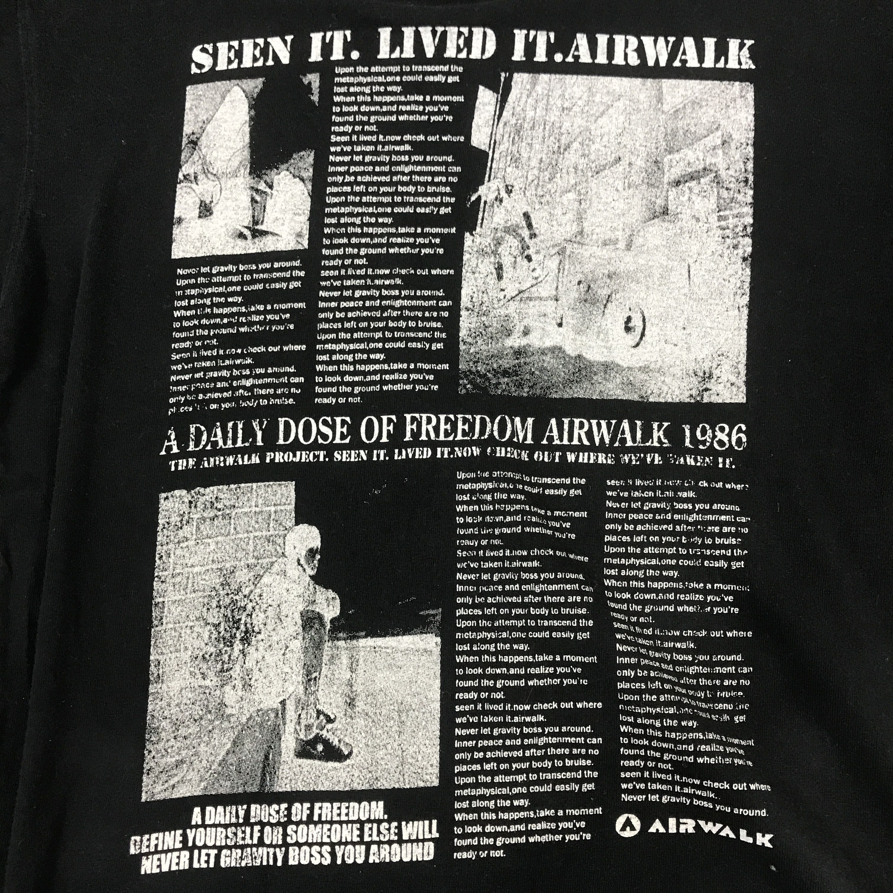 Airwalk gothic airwalk punk japan style t-shirt Size US M / EU 48-50 / 2 - 8 Thumbnail