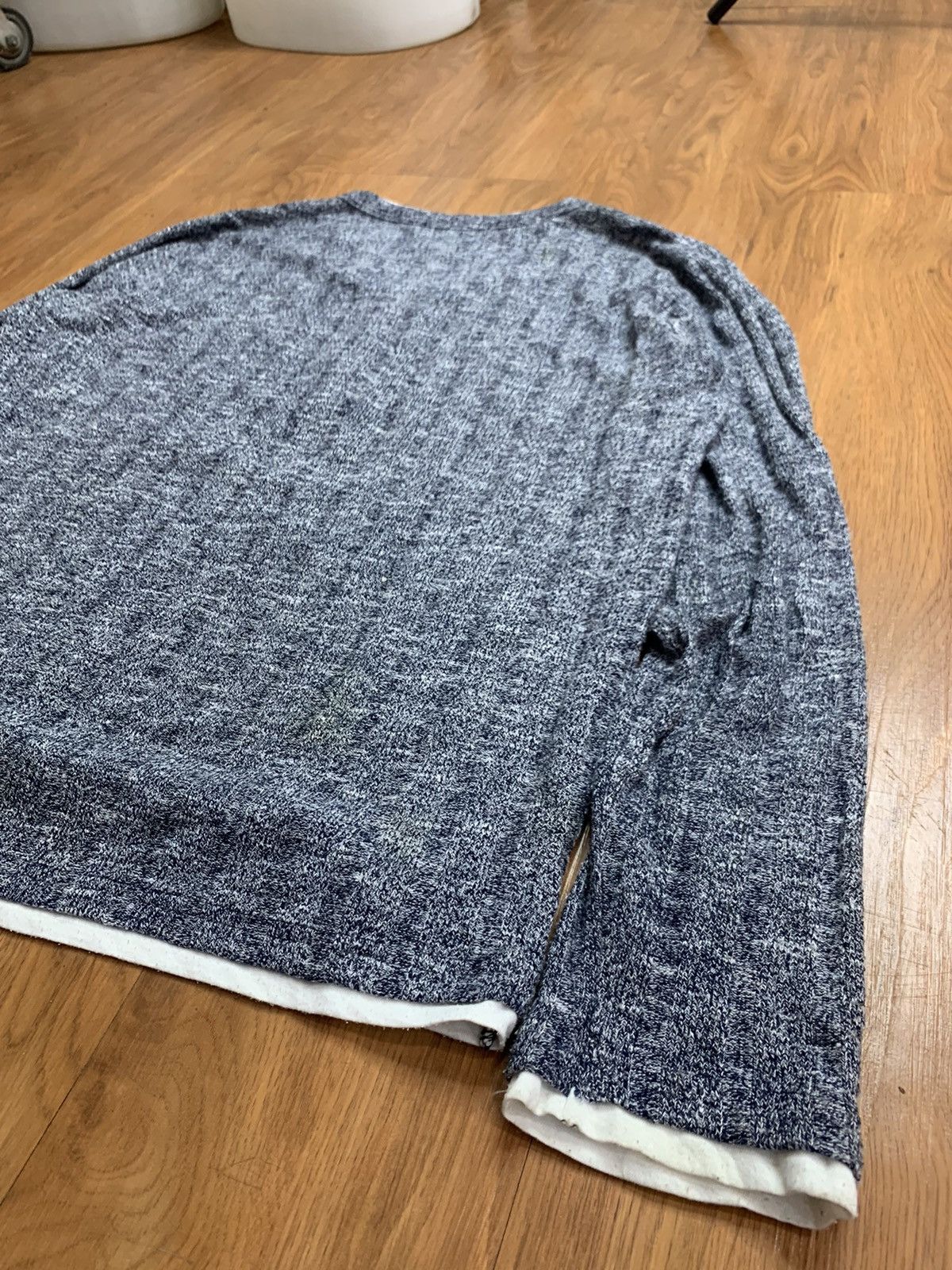 If Six Was Nine × Japanese Brand × Le Grande Bleu (L.G.B.) Y2k Japanese double layer knit long sleeve Size US M / EU 48-50 / 2 - 8 Thumbnail