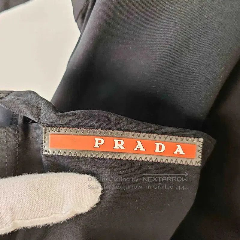 Prada Prada Black Cotton Men's T-shirt. Size US S / EU 44-46 / 1 - 5 Thumbnail