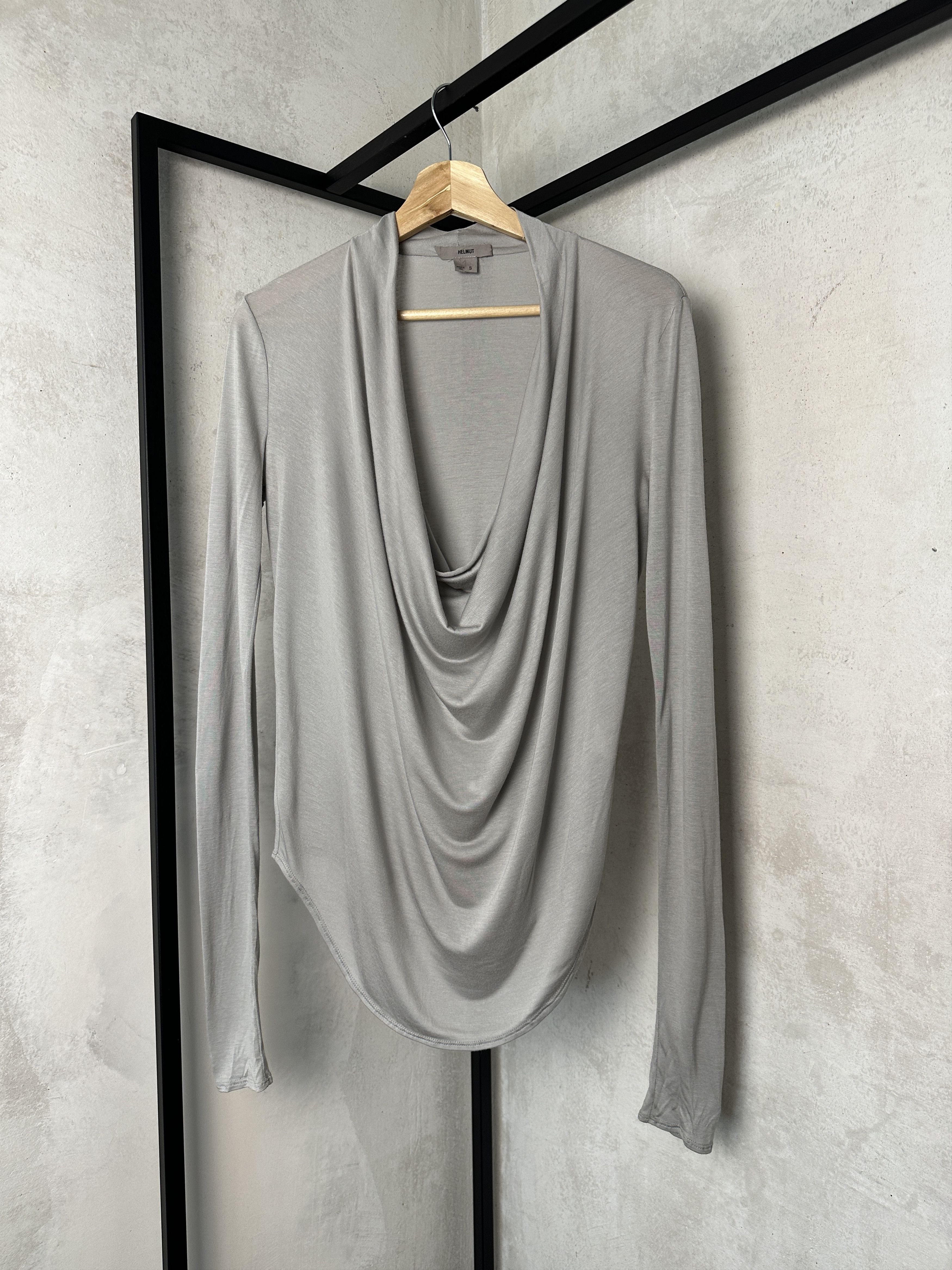Helmut Lang Helmut Lang Cowl Neck Long Sleeve Size S / US 4 / IT 40 - 1 Thumbnail