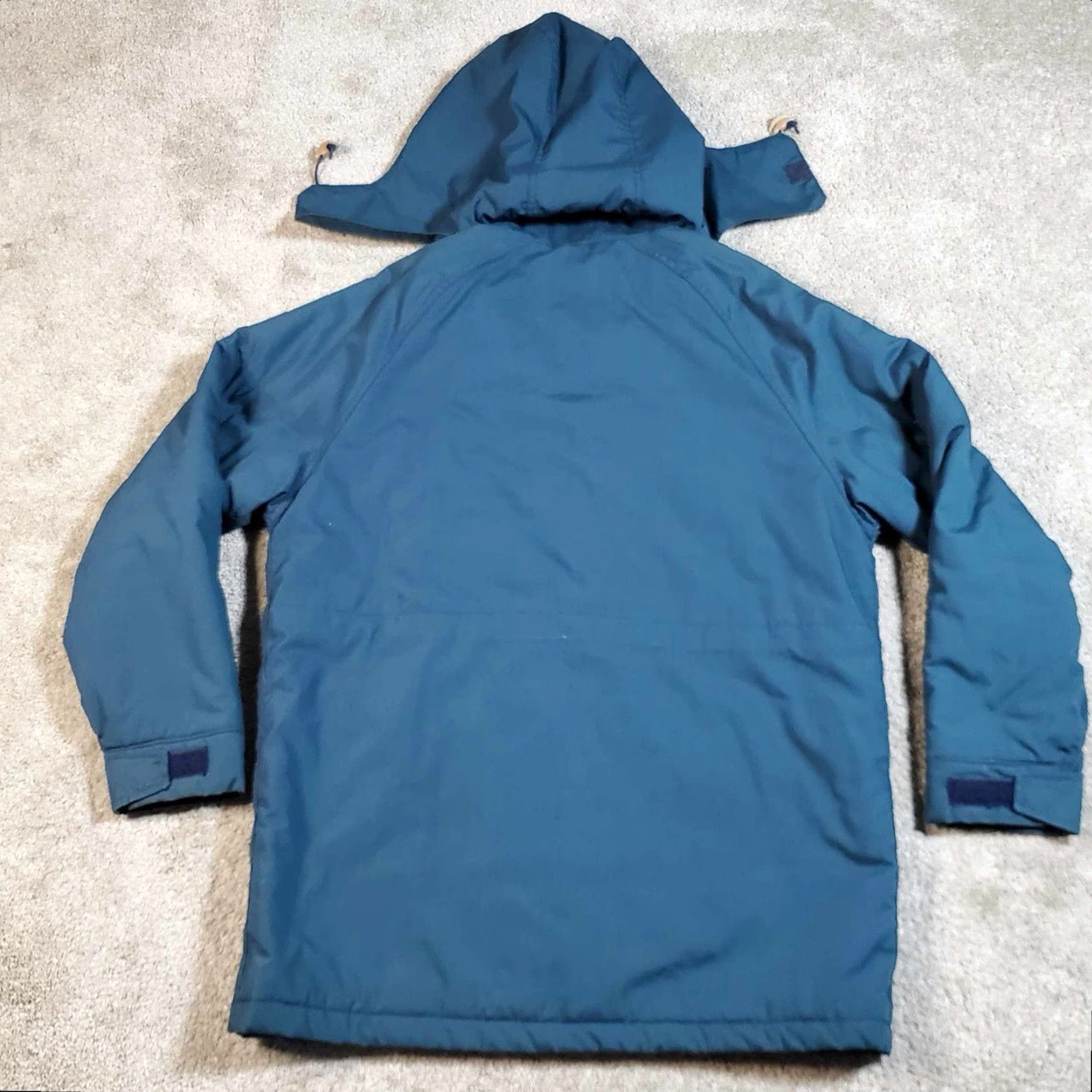 Vintage VINTAGE LL-Bean Chore Hooded Jacket Womens L Blue Jacket Size L / US 10 / IT 46 - 4 Thumbnail