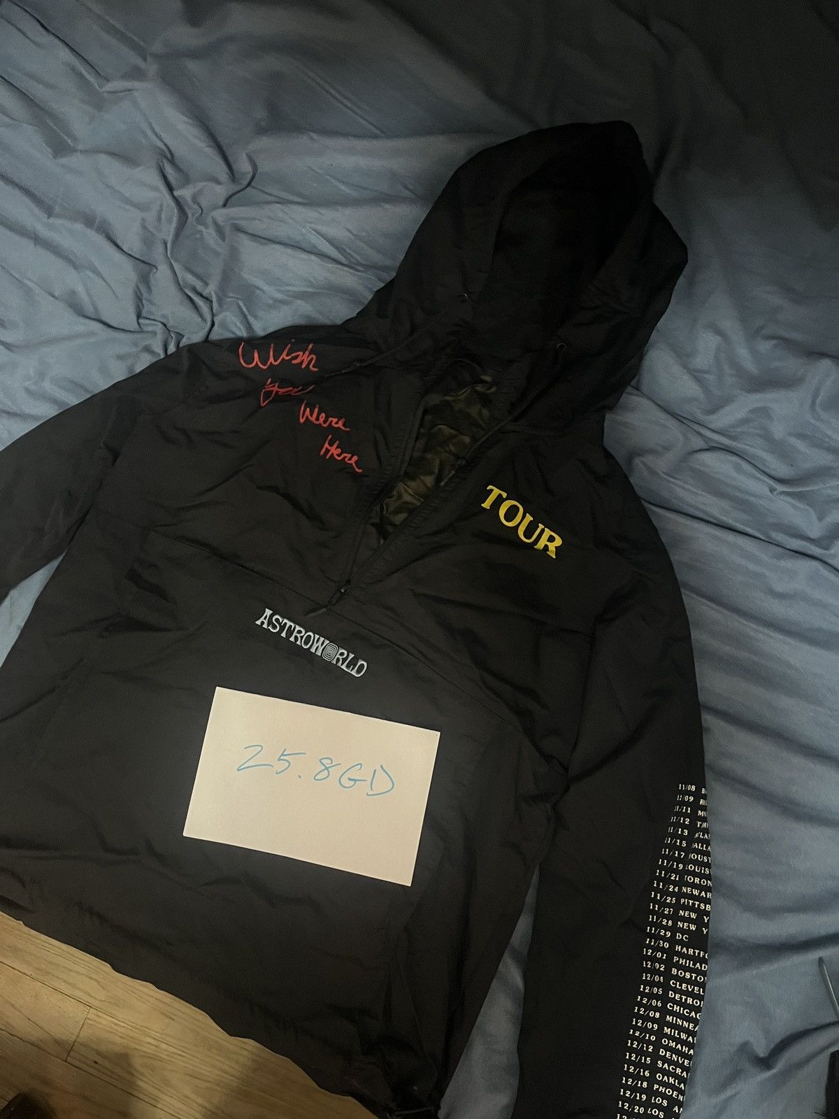 RARE TRAVIS SCOTT ASTROWORLD MERCH BLACK PULLOVER