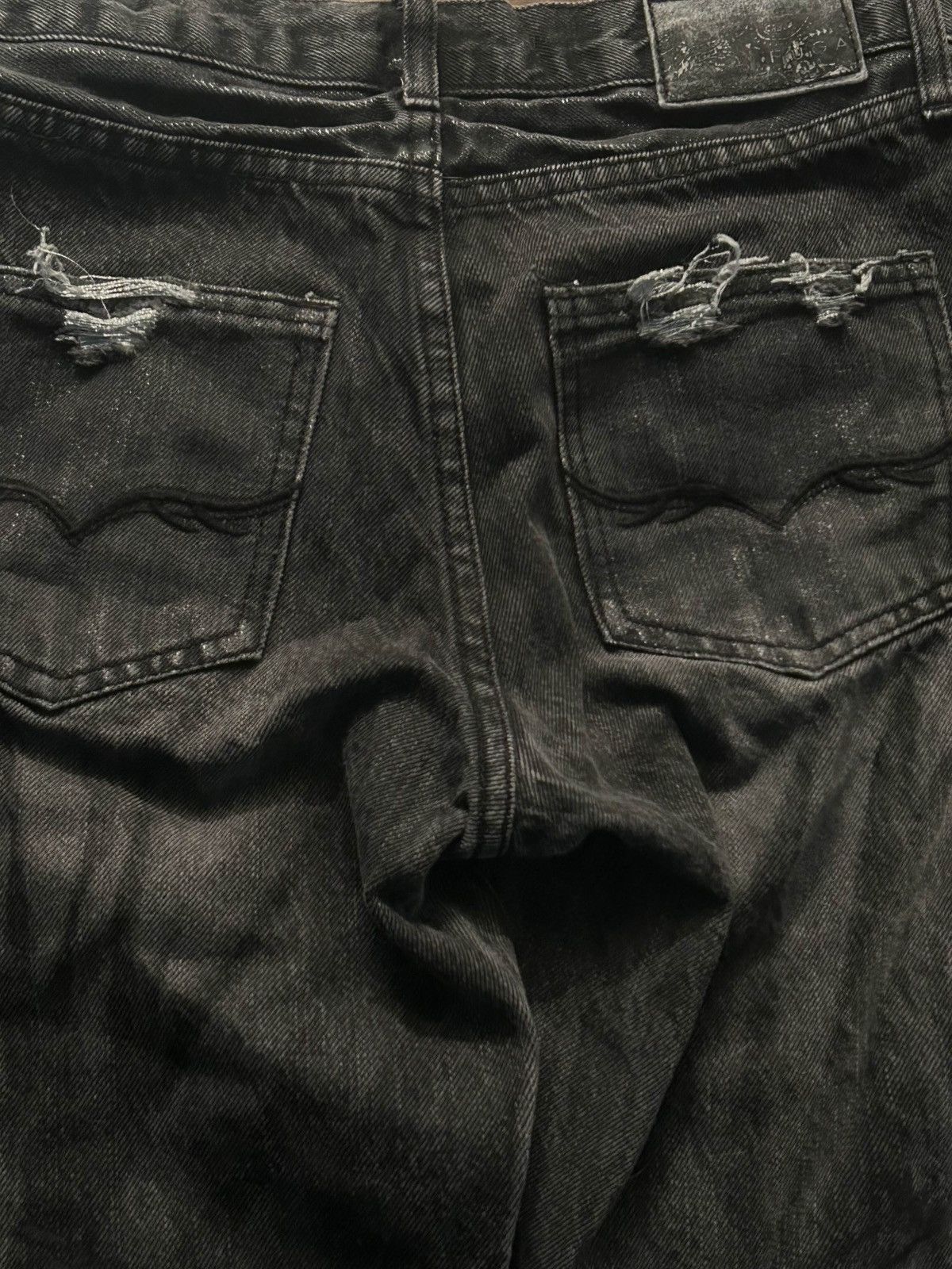 GOSTAR DE FUGA Japanese FUGA Flared Distressed Jeans Size US 28 / EU 44 - 3 Thumbnail