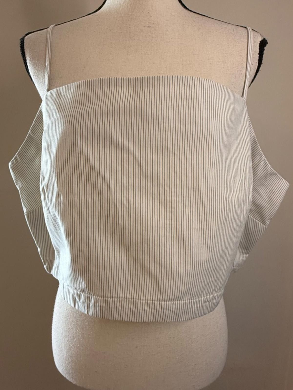 Other Banana Republic Factory preppy striped cropped top SZ XL Size XL / US 12-14 / IT 48-50 - 2 Thumbnail