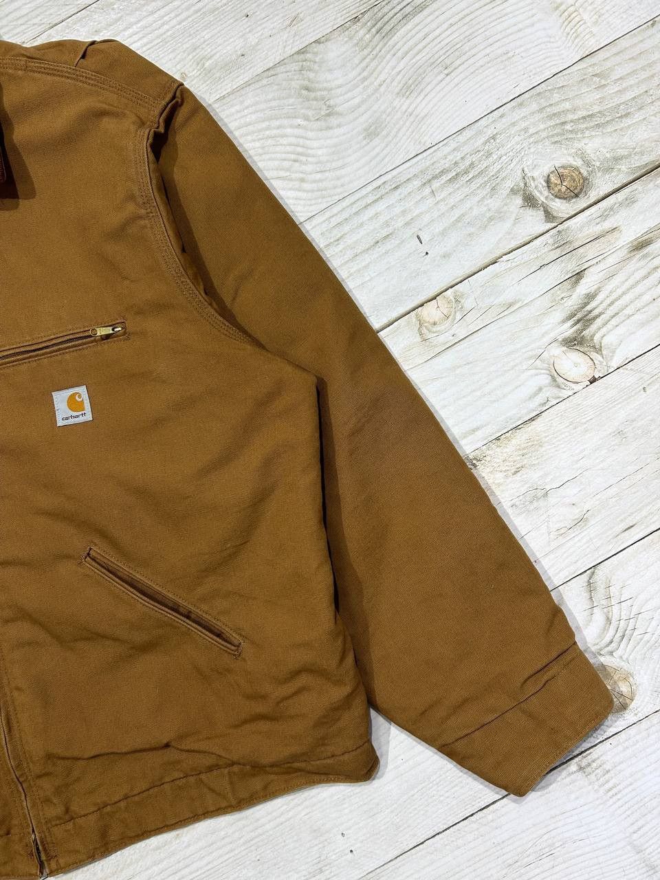 Carhartt Vintage Carhartt Detroit Jacket Work 90s Orenge/Brown Size US XXL / EU 58 / 5 - 13 Thumbnail