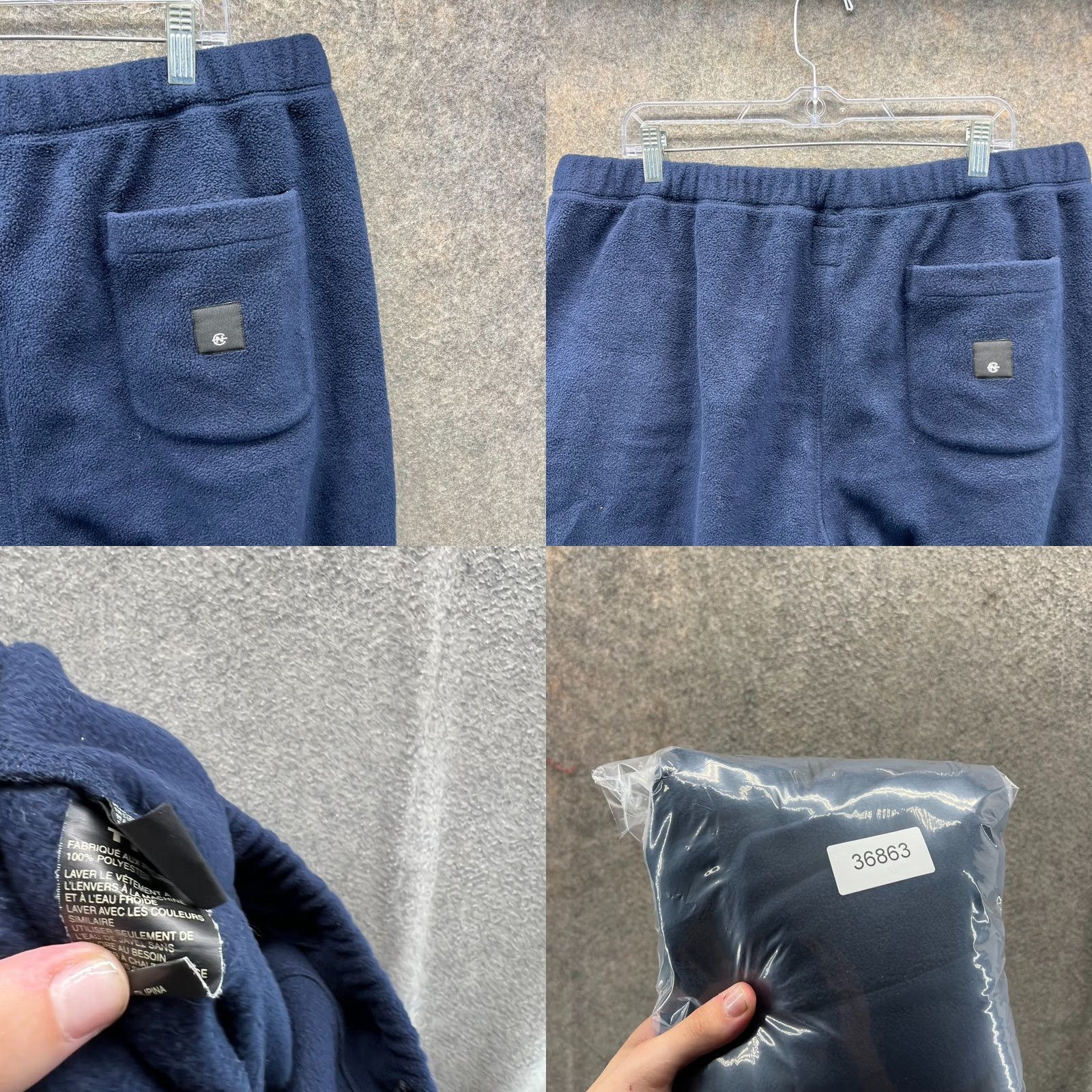 Nautica Nautica Competition Pants Men XXL Navy Blue Fleece Athletic Vintage Y2K 90s Nautica Pants Men's XXL Navy Blue Fleece Athletic Vintage 90s Size US 39 - 8 Thumbnail