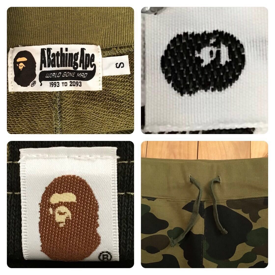 Bape × Nigo BAPE Sweat shorts 1st camo green a bathing ape NIGO ★size S Size US 30 / EU 46 - 5 Thumbnail