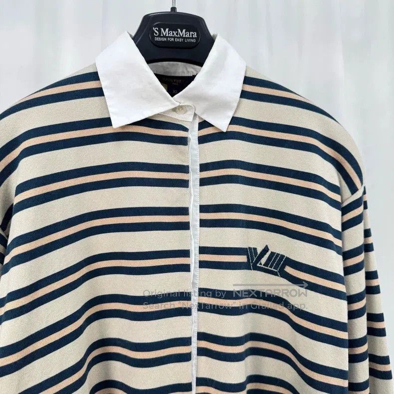 Louis Vuitton Louis Vuitton Striped Collar Knit Sweater. Size US XS / EU 42 / 0 - 3 Thumbnail