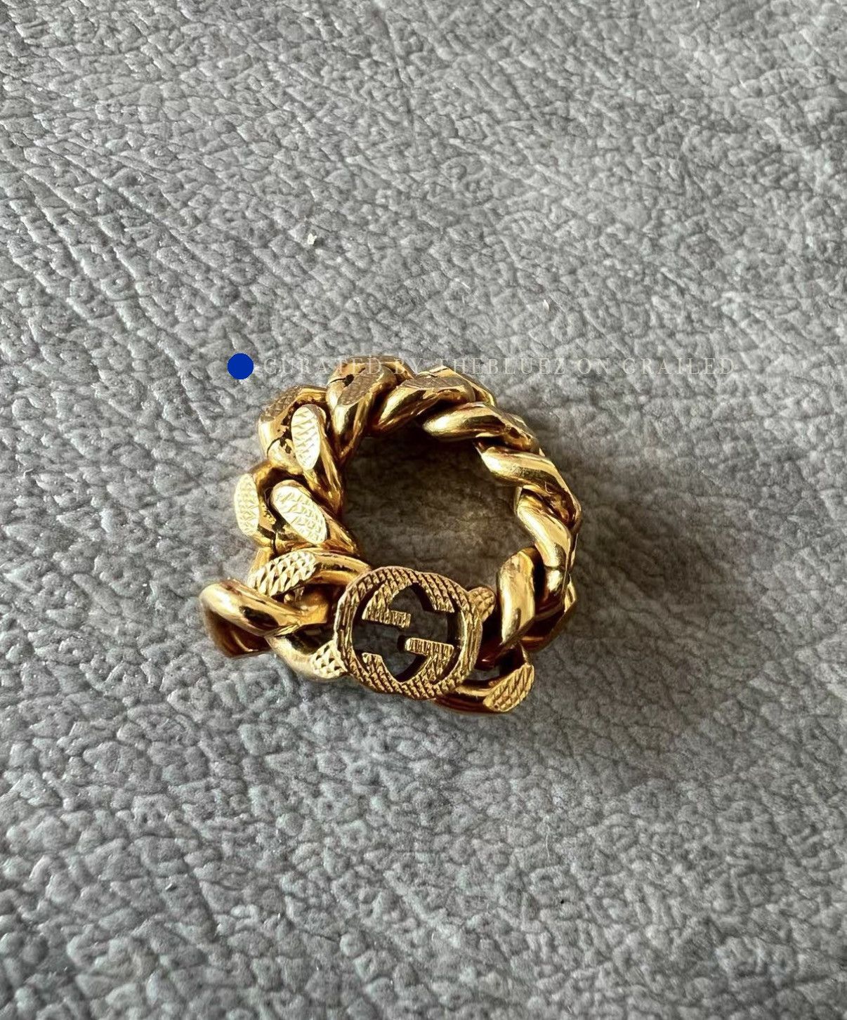 Gucci Stylish Gold Double G Horsebit Ring Size ONE SIZE - 1 Thumbnail