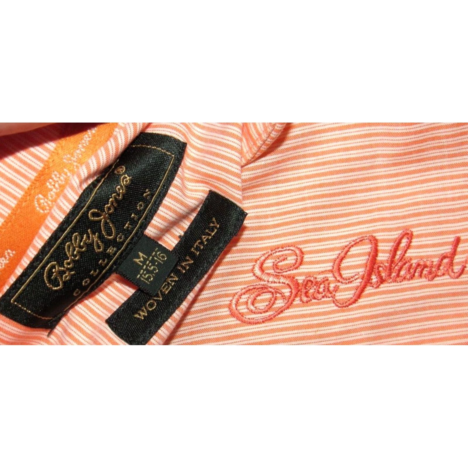 Vintage BOBBY JONES Orange Plaid Longsleeve Button Down Shirt Sea Island Medium M Size US M / EU 48-50 / 2 - 3 Thumbnail