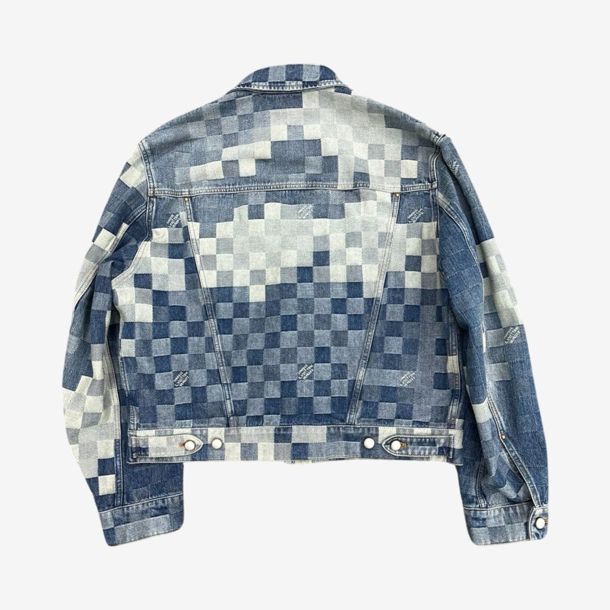 Louis Vuitton Louis Vuitton SS24 Pixel Denim Jacket Sz.52 Size US L / EU 52-54 / 3 - 2 Thumbnail