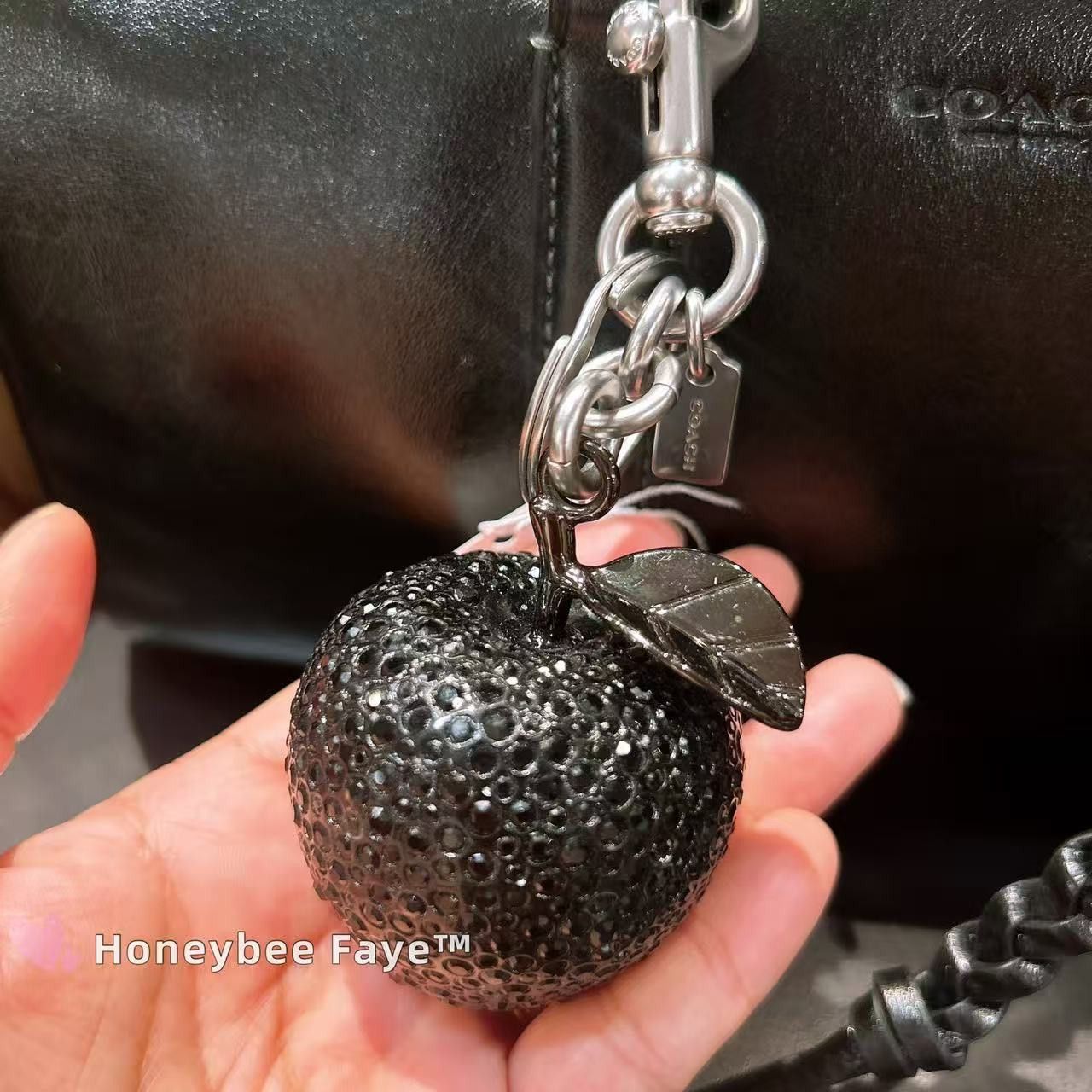 Coach NWT Coach Crystal Apple Bag Charm CCD29 Size ONE SIZE - 3 Thumbnail