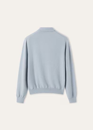 Loro Piana os11x0226 FAO9748 Classic Polo Shirt in Iced Snow Melange Size US M / EU 48-50 / 2 - 6 Thumbnail