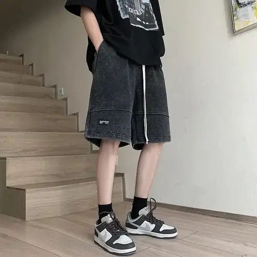 Japanese Brand Manami x Rina Summer Street Loose Straight Short Pant Size US 30 / EU 46 - 8 Thumbnail