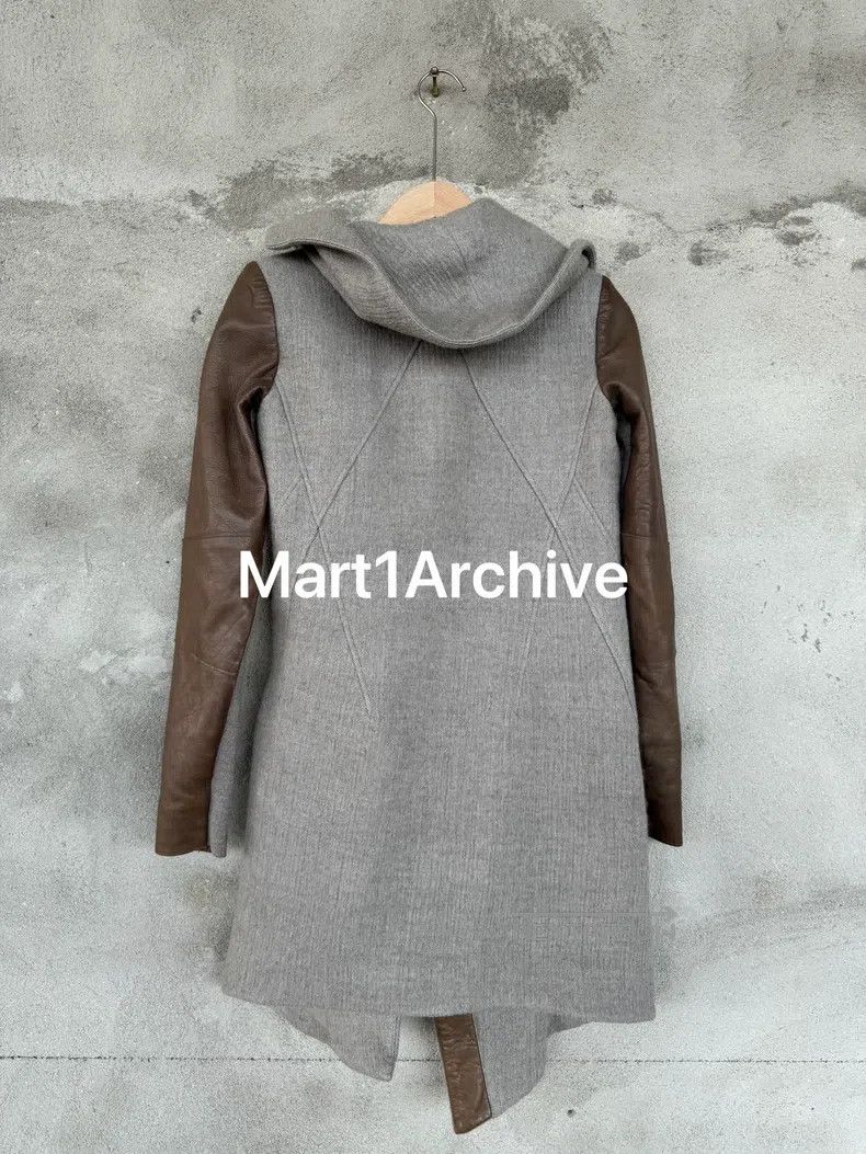 Helmut Lang HELMUT LANG Leather Sleeve Detachable Tailored Trench Coat Size S / US 4 / IT 40 - 2 Thumbnail