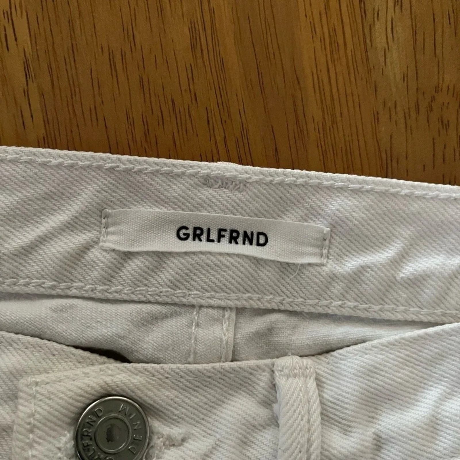 GRLFRND Grlfrnd Cheryl jeans, sz 24 in Sweet City Woman (white) Size 24" / US 00 / IT 34 - 7 Thumbnail